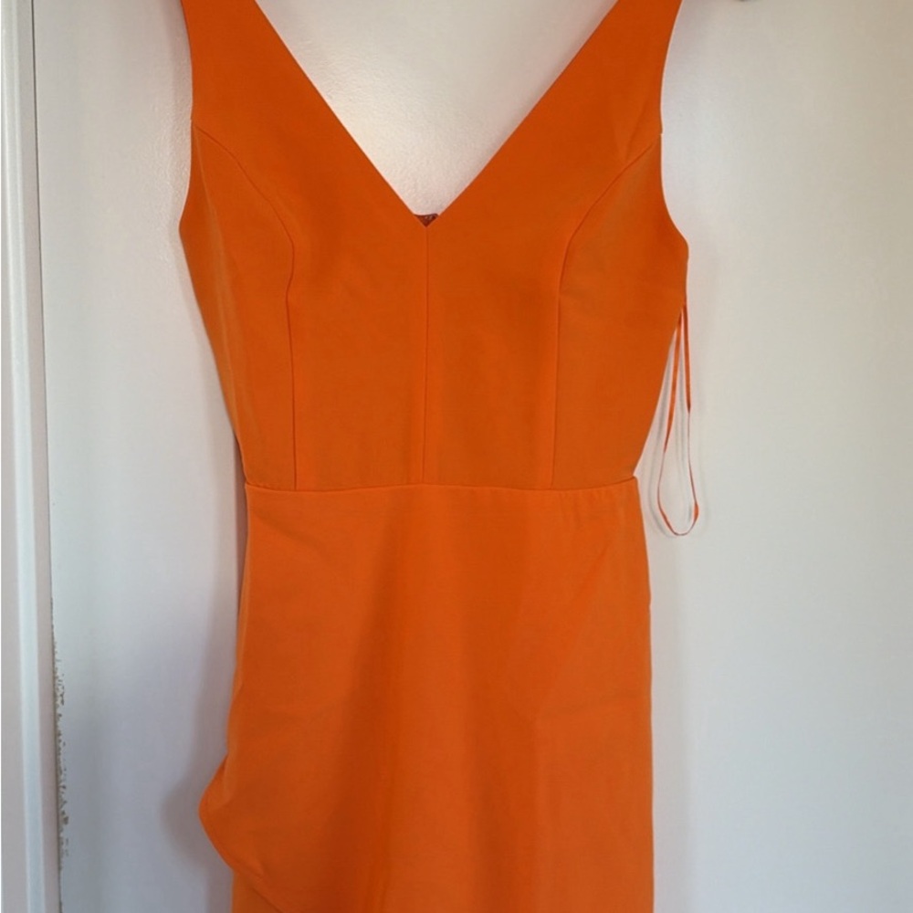 Orange Sleeveless Dress